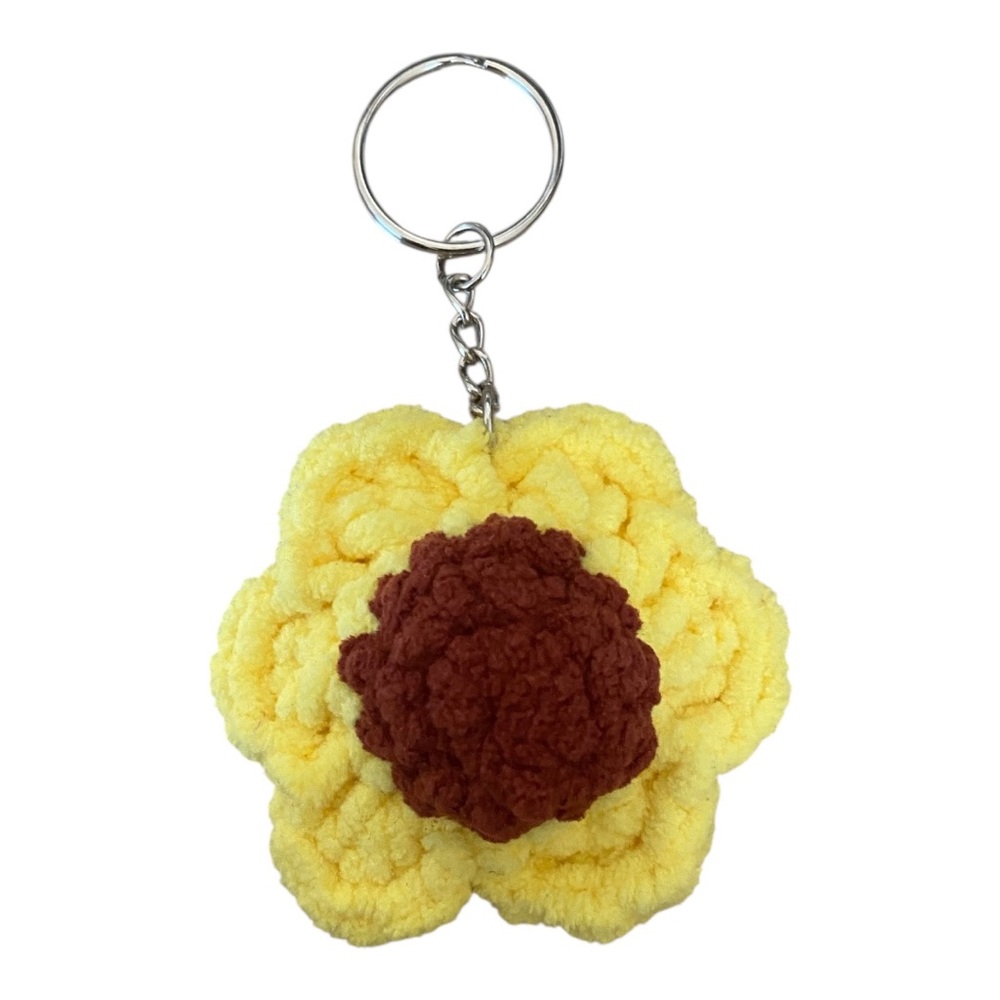 🥳3xHP!🥳 Crochet Fidget Flower Keychain/Bag Charm - Picture 3 of 8